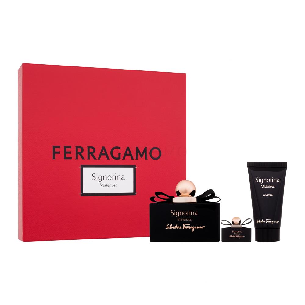 SET Ferragamo Signorina Misteriosa EDP 100 ml + EDP MINI 5 ml + BL 50 ml (woman)